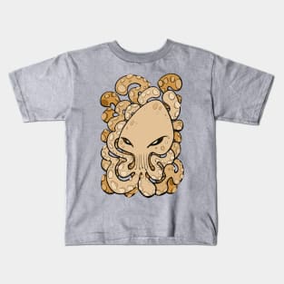 Octopus Squid Kraken Cthulhu Sea Creature - Warm Sands Kids T-Shirt